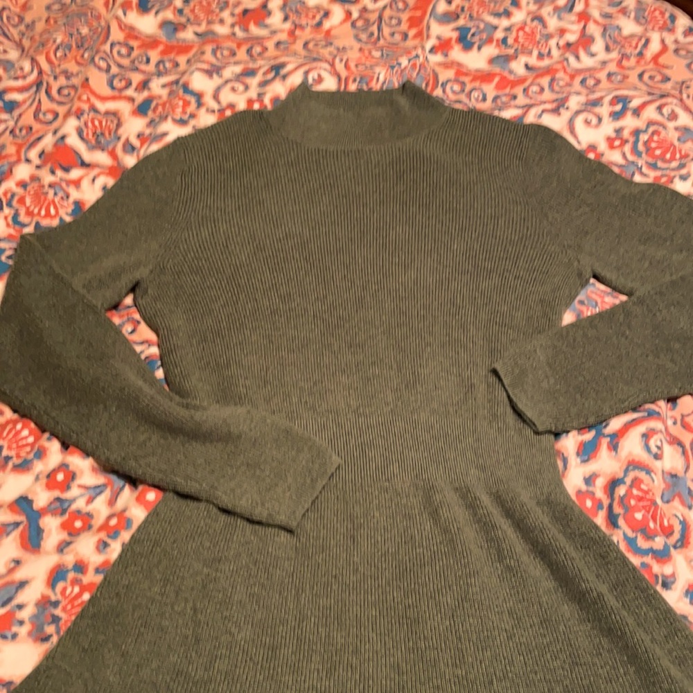 Women’s GAP Sweater Gray Dress Lg Tall